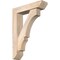 Ekena Millwork Balboa Slat Smooth Bracket w/ Offset Brace, Douglas Fir, 5 1/2"W x 22"D x 30"H BKT0604X22X30BOA06SDF - alternate 1
